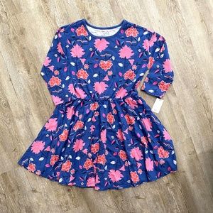 NWT Tea Collection Floral Print Dress, Sz 14, 3/4 Sleeve